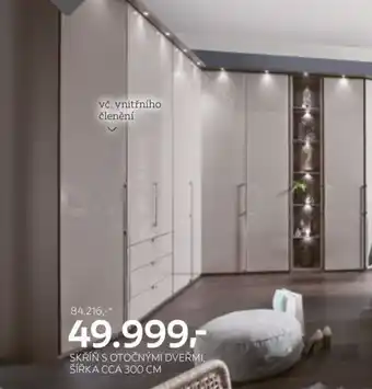 XXXLutz SKŘÍŇ S OTOČNÝMI DVEŘMI, ŠÍŘKA CCA 300 CM nabídka