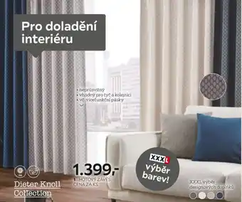 XXXLutz HOTOVÝ ZÁVĚS, CENA ZA KS nabídka