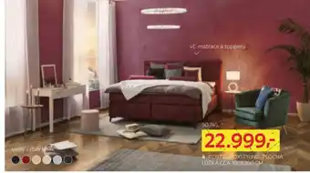 Kika Nábytek POSTEL BOXSPRING, PLOCHA LŮŽKA CCA 180X200 CM nabídka