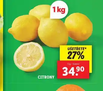Lidl Citrony nabídka