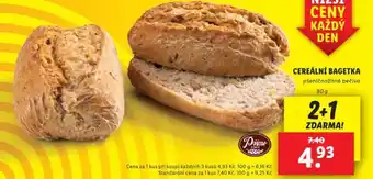 Lidl Cereální bagetka nabídka