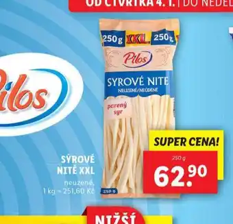 Lidl Sýrové nitě xxl nabídka