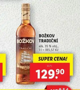 Lidl Božkov tradiční nabídka