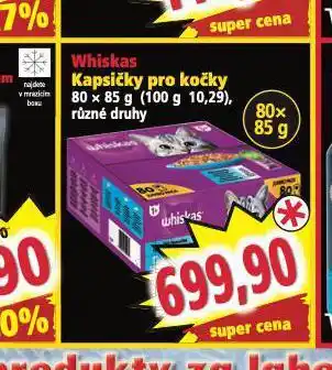 Norma Whiskas kapsičky pro kočky nabídka