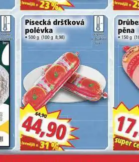 Norma Písecká dršťková polévka nabídka