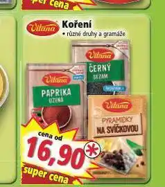 Norma Vitana koření nabídka