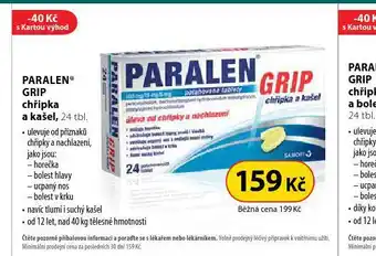 Dr. Max Paralen grip chřipka a kašel nabídka