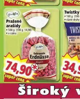 Norma Pražené arašídy v cukru nabídka