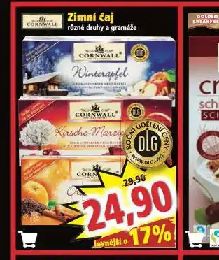 Norma Zimní čaj nabídka