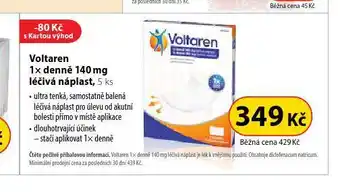 Dr. Max Voltaren léčivá náplast nabídka