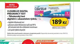 Dr. Max Clearblue digital pregnancy test nabídka