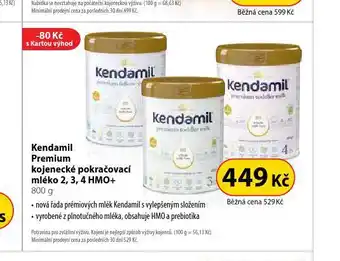 Dr. Max Kendamil premium kojenecké pokračovací mléko 2,3,4 hmo+ nabídka