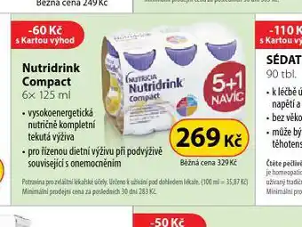 Dr. Max Nutridrink compact nabídka