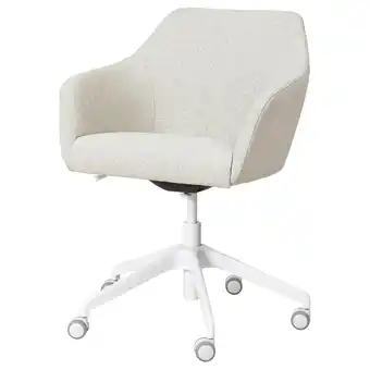 IKEA Tossberg / långfjäll konferenční židle, gunnared béžová/bílá nabídka