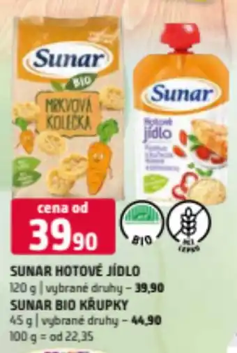 Terno SUNAR HOTOVÉ JÍDLO nabídka