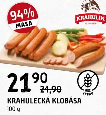 Terno KRAHULECKÁ KLOBÁSA nabídka