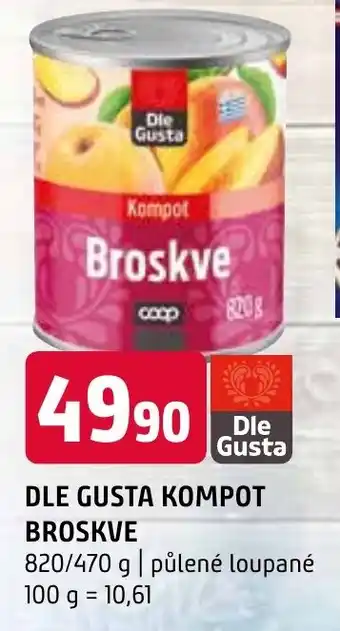 Terno DLE GUSTA KOMPOT BROSKVE nabídka