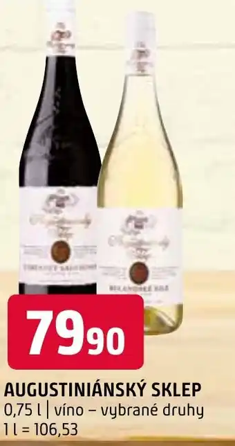 Terno AUGUSTINIÁNSKÝ SKLEP 0,75 L nabídka