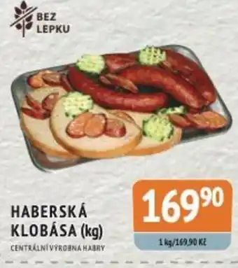 Coop HABERSKÁ KLOBÁSA (kg) nabídka
