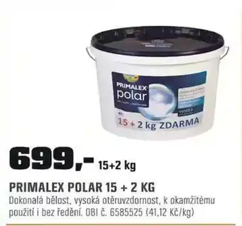 OBI PRIMALEX POLAR 15 + 2 KG nabídka