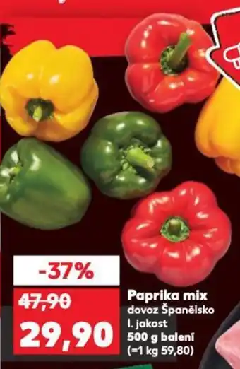 Kaufland Paprika mix nabídka