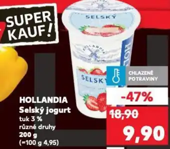 Kaufland HOLLANDIA Selský jogurt nabídka