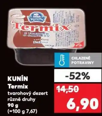 Kaufland KUNIN Termix nabídka