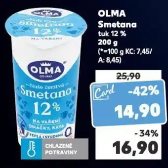 Kaufland OLMA Smetana nabídka