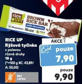 Kaufland RICE UP Rýžová tyčinka nabídka
