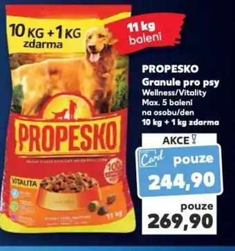 Kaufland PROPESKO Granule pro psy nabídka