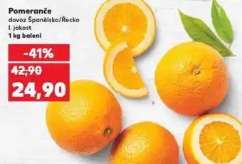 Kaufland Pomeranče nabídka