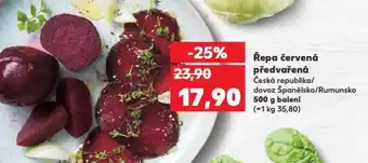 Kaufland Řepa červená předvařená nabídka