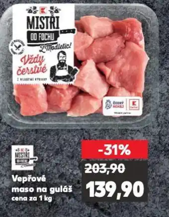 Kaufland Vepřové maso na guláš nabídka