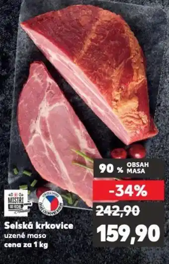 Kaufland Selská krkovice nabídka