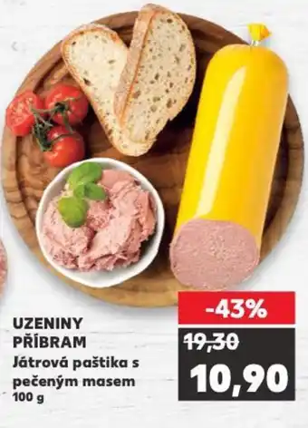 Kaufland UZENINY PŘÍBRAM Játrová paštika s pečeným masem 100 g nabídka