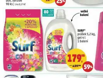 Surf prací prostředek