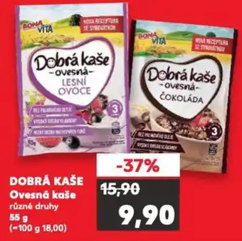 Kaufland DOBRÁ KAŠE Ovesná kaše nabídka