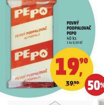 Penny Market Pe-po pevný podpalovač nabídka