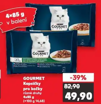 Kaufland GOURMET Kapsičky pro kočky nabídka