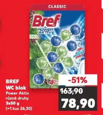 Kaufland BREF WC blok nabídka