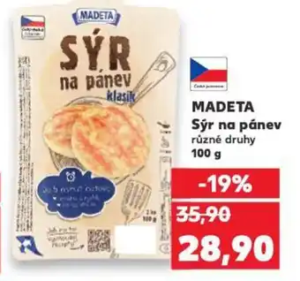 Kaufland MADETA Sýr na pánev nabídka