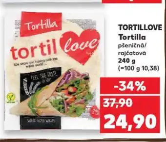 Kaufland TORTILLOVE Tortilla nabídka