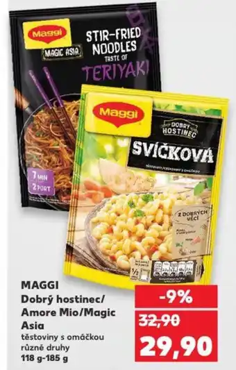 Kaufland MAGGI Dobrý hostinec/ Amore Mio/Magic Asia nabídka