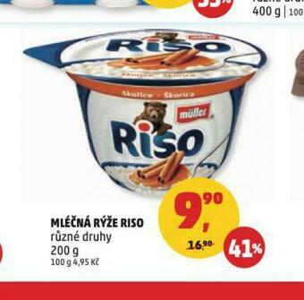 Penny Market Mléčná rýže riso nabídka