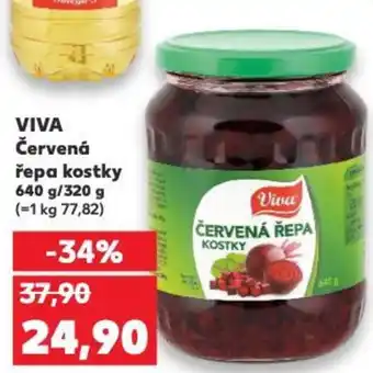 Kaufland VIVA Červená řepa kostky nabídka