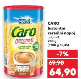 Kaufland CARO Instantní cereální nápoj nabídka