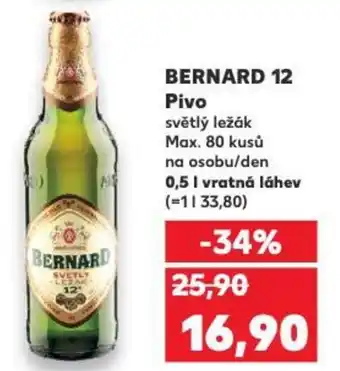 Kaufland BERNARD 12 Pivo nabídka