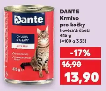 Kaufland DANTE Krmivo pro kočky nabídka