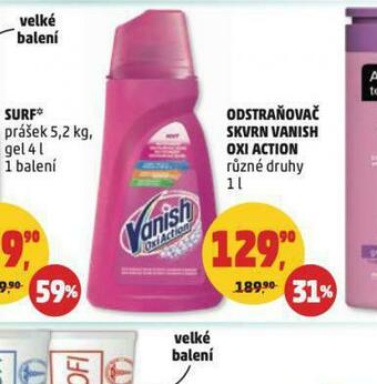 Penny Market Vanish oxi action odstraňovač skvrn nabídka