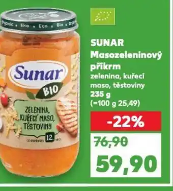 Kaufland SUNAR Masozeleninový příkrm nabídka